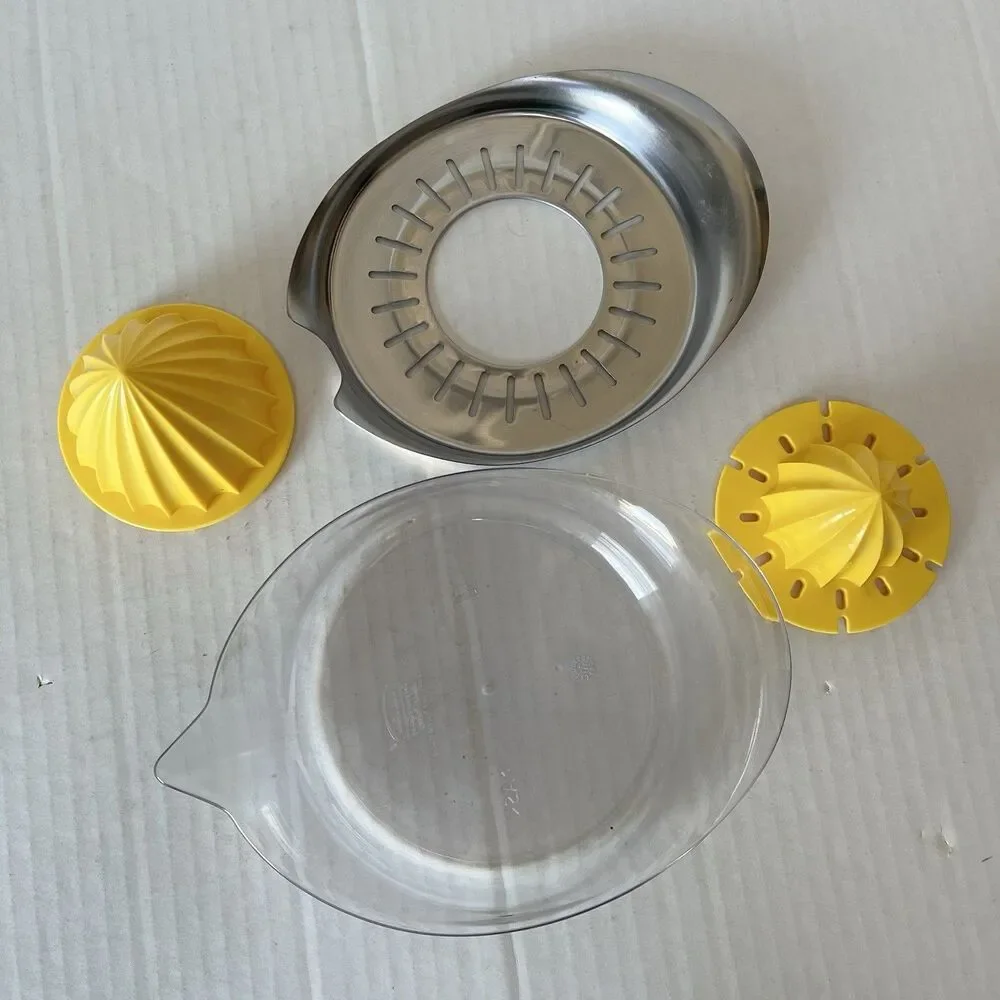 Vintage Ikea Spritta Citrus Juicer Squeezer Stainless Steel Design Carl Öjerstam